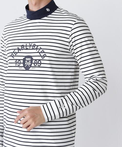 PEARLY GATES（パーリーゲイツ） tシャツ 「PEARLY GATES」ボーダー柄