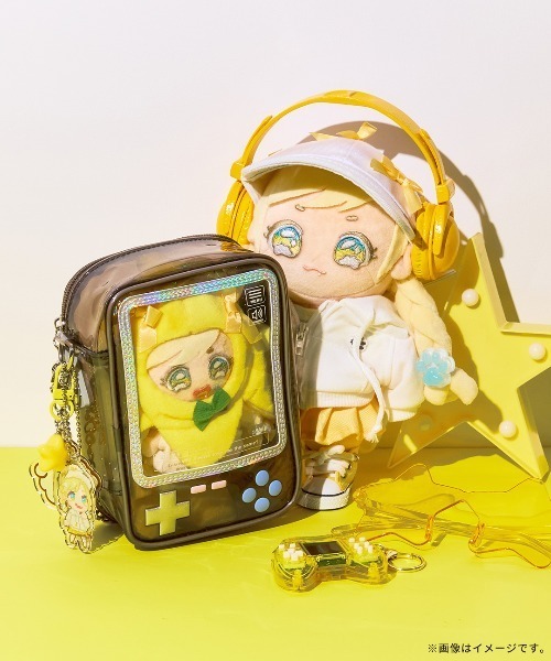 Hamee（ハミィ） ポーチ Osel 携帯ゲーム型 ぬいぐるみ ポーチ