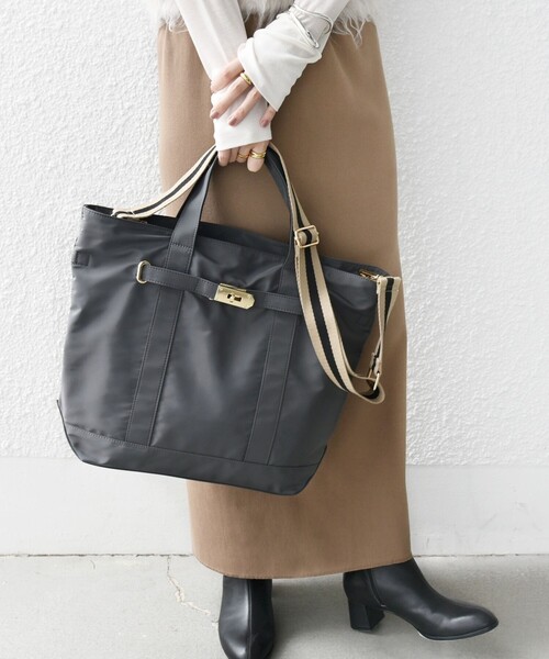 SHIPS（シップス） 2WAYバッグ ONE SIZE チャコールグレー レディース