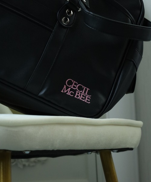 CECIL McBEE（セシルマクビー） ボストンバッグ 合皮スクールバッグ