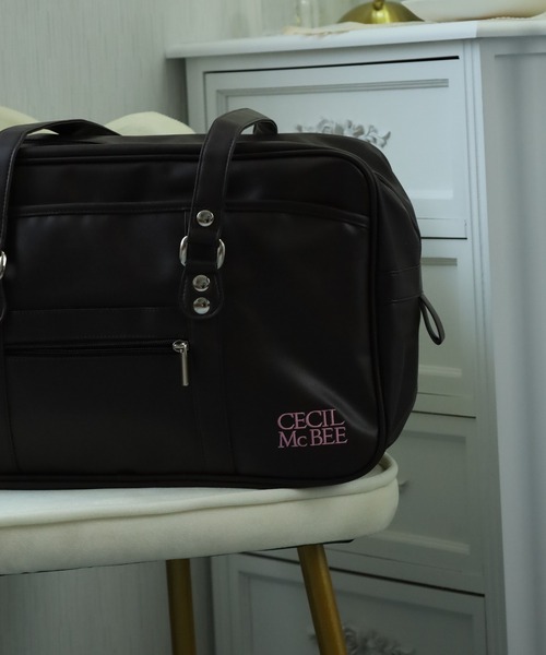 CECIL McBEE（セシルマクビー） ボストンバッグ 合皮スクールバッグ