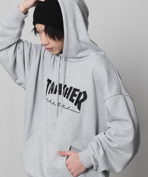THRASHER（スラッシャー） プルオーバーパーカー LARGE ホワイト