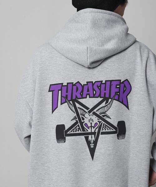 THRASHER（スラッシャー） プルオーバーパーカー LARGE ホワイト