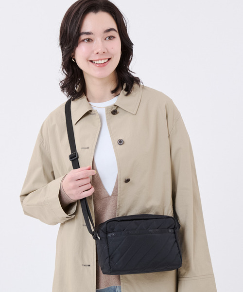 【美品】レスポートサック　ブラック キルティング ボディバッグ　ショルダーバッグ LeSportsac（レスポートサック） ボディバッグ EVERYDAY BELTBAG