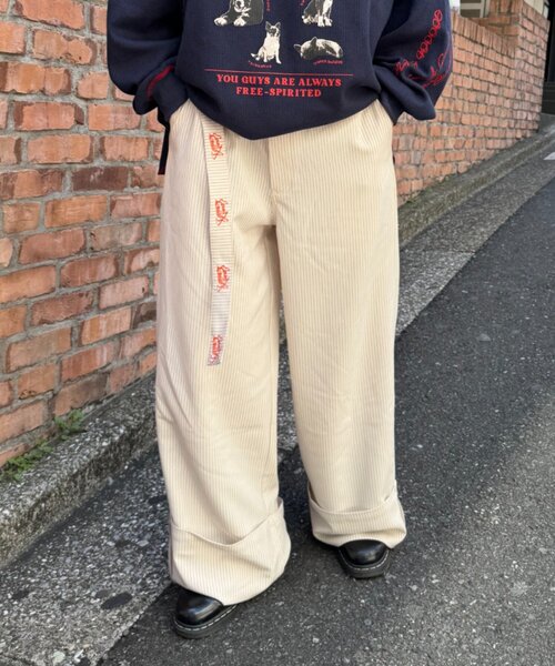 SOUNDSGOOOOD（サウンズグッド） パンツ 「SOUNDS GOOOOD」ストライプ