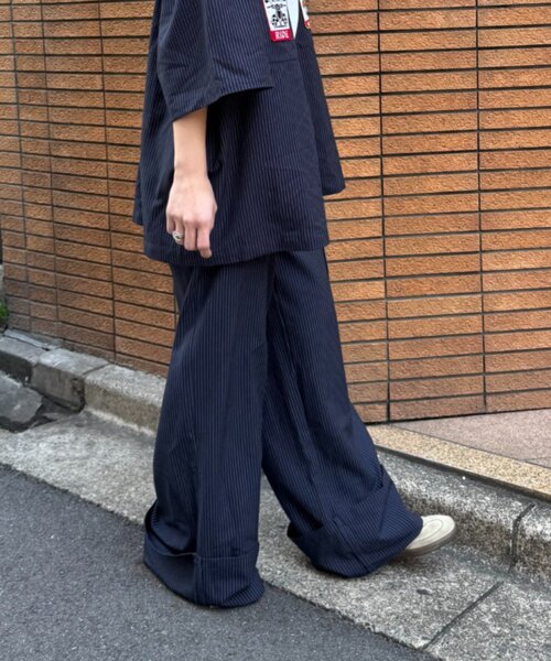 SOUNDSGOOOOD（サウンズグッド） パンツ 「SOUNDS GOOOOD」ストライプ