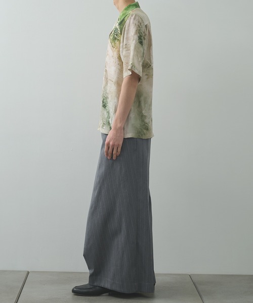 シャツ 「TAAKK/ターク」Silk Shirt メンズの画像