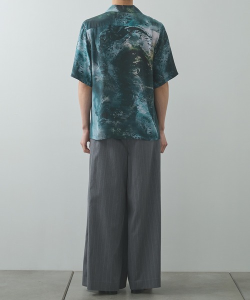 シャツ 「TAAKK/ターク」Silk Shirt メンズの画像
