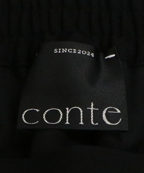 パンツ 「conte」スリット ジョガーパンツ レディースの画像