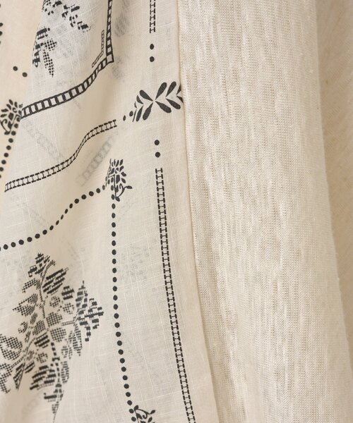 BEARDSLEY（ビアズリー） tシャツ 半袖 刺繍風プリントプルオーバー