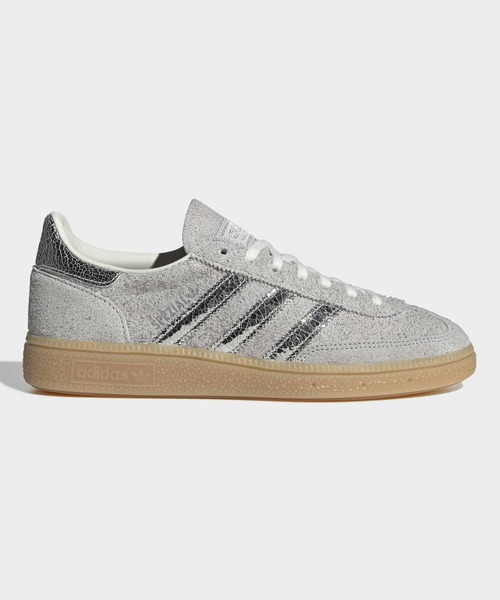 「adidas」 ローカットスニーカー 24.0cm グレー レディース
