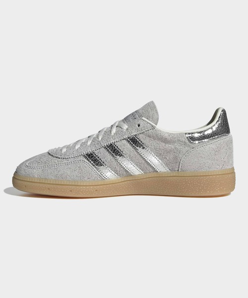 「adidas」 ローカットスニーカー 24.0cm グレー レディース_3