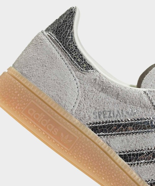 「adidas」 ローカットスニーカー 24.0cm グレー レディース_7