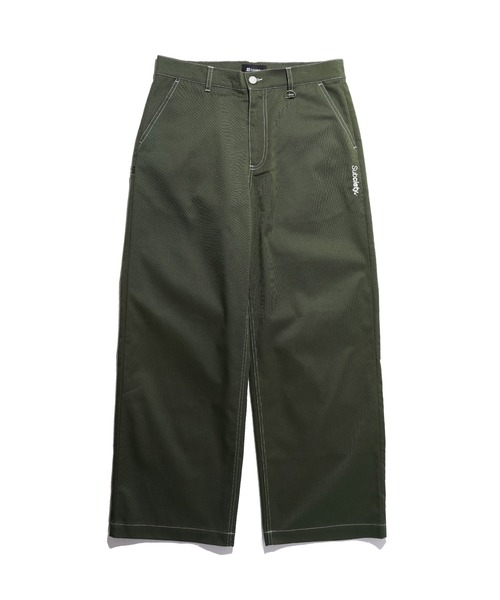 「Subciety」 チノパンツ LARGE オレンジ メンズ_画像2