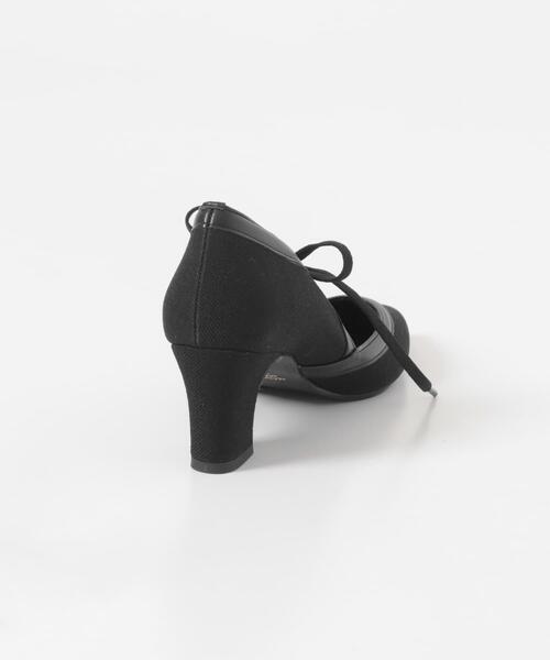 パンプス 「別注」AJUGA.×RODE SKO　「MADE IN JAPAN」チャンキーヒールリボンパンプス_18