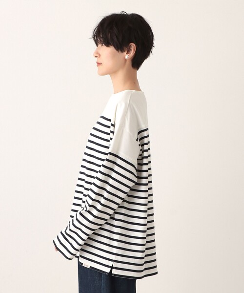 「Afternoon Tea」 長袖カットソー MEDIUM ブルー レディース_画像4