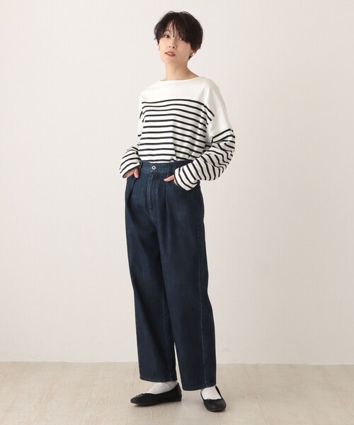 「Afternoon Tea」 長袖カットソー MEDIUM ブルー レディース_画像8