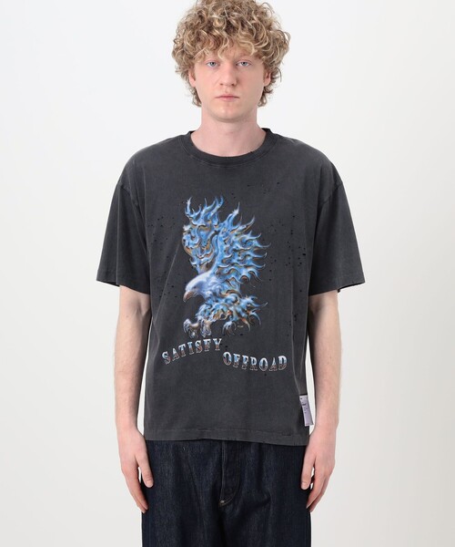 SATISFY tシャツ SATISFY MothTech T-Shirt プリントTシャツ メンズ