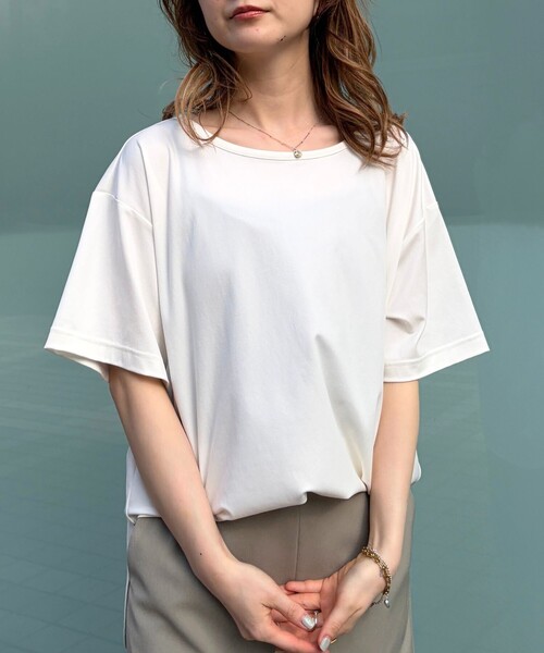 Rouge vif（ルージュ ヴィフ） tシャツ 半袖 ヴィンテージキュプラ
