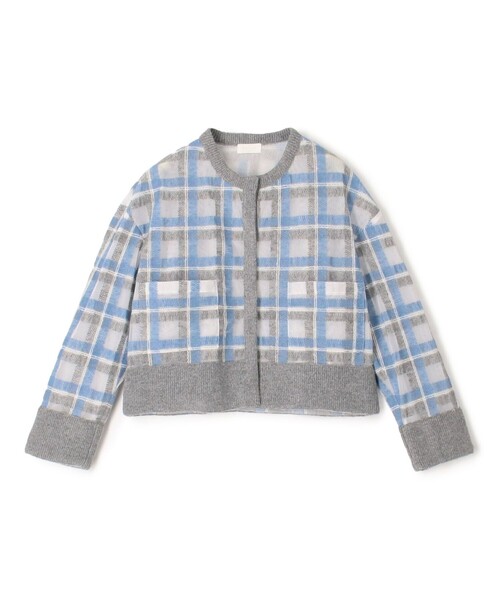 Ballsey 現行品ノーカラージャケット36 Ballsey（ボールジィ） ノーカラージャケット 36 ブルー系その他