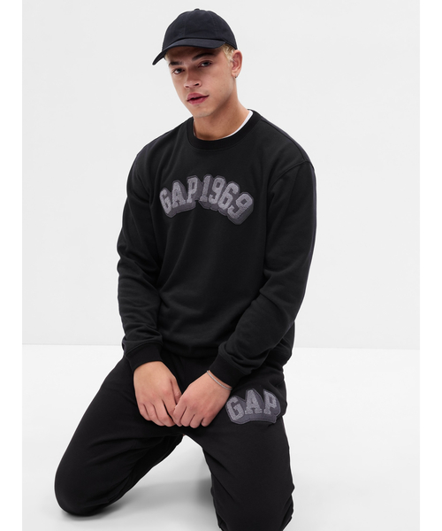 「GAP」 スウェットカットソー X-SMALL ネイビー メンズ_画像5