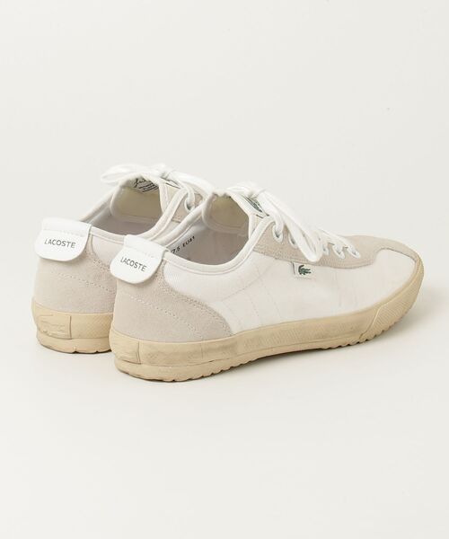 「LACOSTE」 ローカットスニーカー 26.0cm ホワイト メンズ_画像2