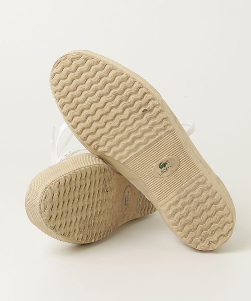 「LACOSTE」 ローカットスニーカー 26.0cm ホワイト メンズ_画像3