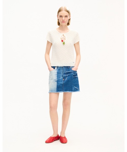 'KENZO Apple Pop' クロシェ トップス レディースの画像