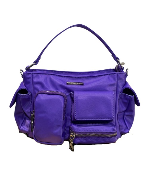 chiiiibag 新品 マルチサークルバッグ パープル ショルダーバッグ バッグ 「新素材」マルチポケットチビバッグ