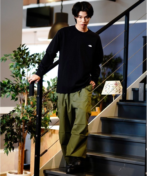 「THE NORTH FACE」 長袖Tシャツ L ブラック メンズ_画像5