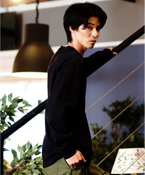 「THE NORTH FACE」 長袖Tシャツ L ブラック メンズ_画像6