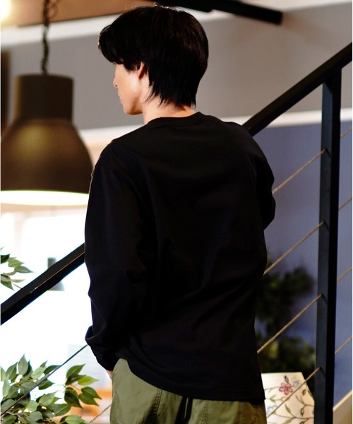 「THE NORTH FACE」 長袖Tシャツ L ブラック メンズ_画像8