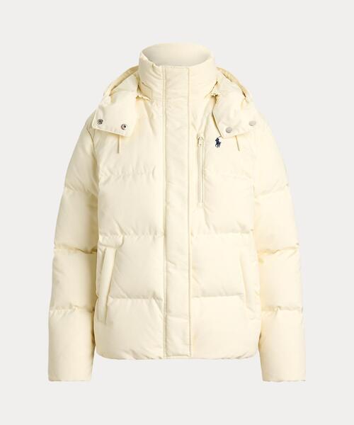 【美品】LAUREN RALPH LAUREN ダウンジャケット ホワイト L POLO RALPH LAUREN（ポロ・ラルフローレン） ラルフローレン ダウン