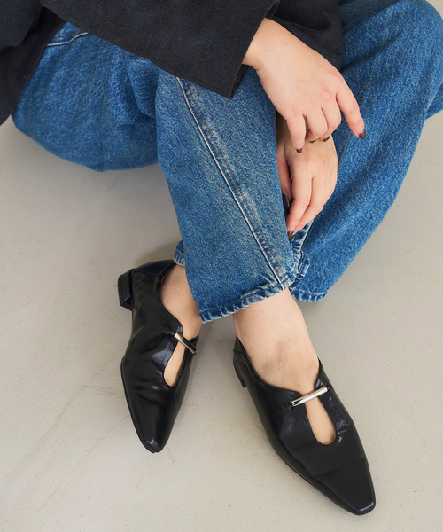 フラットシューズ　フロントメタルバブーシュ FLAT（フラット） シューズ 「追加2」フロントメタルバブーシュ