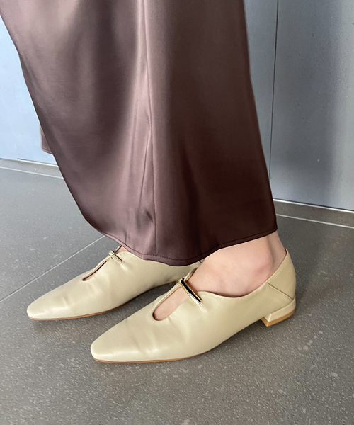 FLAT（フラット） シューズ 「追加2」フロントメタルバブーシュ