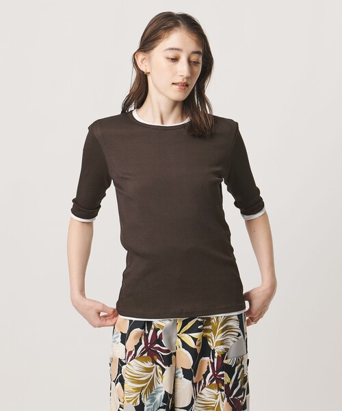 UNITED ARROWS（ユナイテッドアローズ） tシャツ 半袖 コットン テレコ 