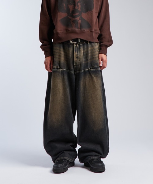 WHO’S WHO gallery ワイドデニム WHO'S WHO gallery ジーンズ デニム デニムパンツ 「UNISEX