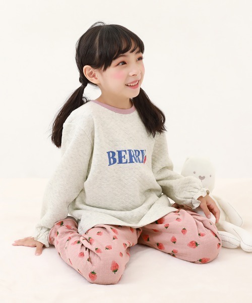 devirock パジャマ ガールズ やわらかキルト キッズ 子供 女の子