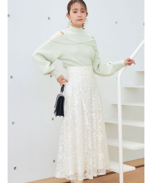 MERCURYDUO チュールスカート MERCURYDUO（マーキュリーデュオ） スカート グラデーションチュール