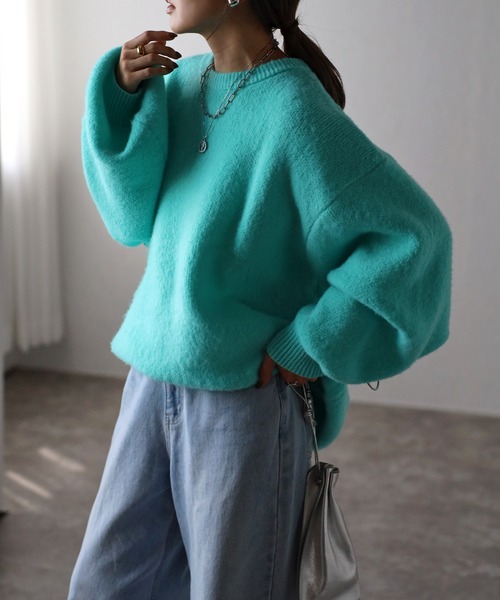 Bonjour Sagan（ボンジュールサガン） ニット セーター 起毛オーバー