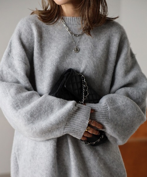 Bonjour Sagan（ボンジュールサガン） ニット セーター 起毛オーバー