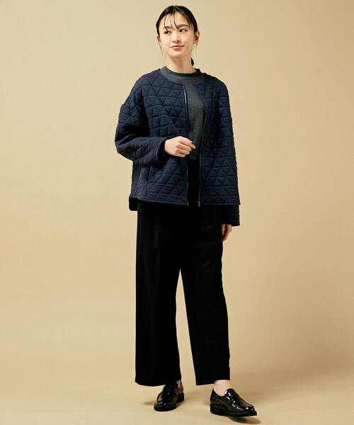 MELROSE claire パンツ 「シーズンを象徴する生地感のベルテッド