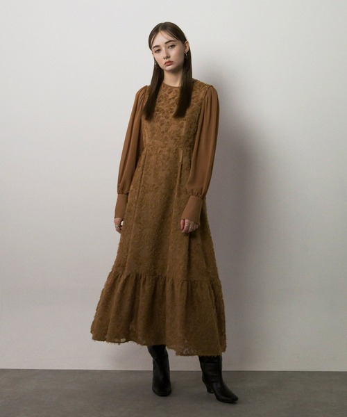 Limue ワンピース カットジャガードワンピース : ZOZOTOWN Yahoo!店
