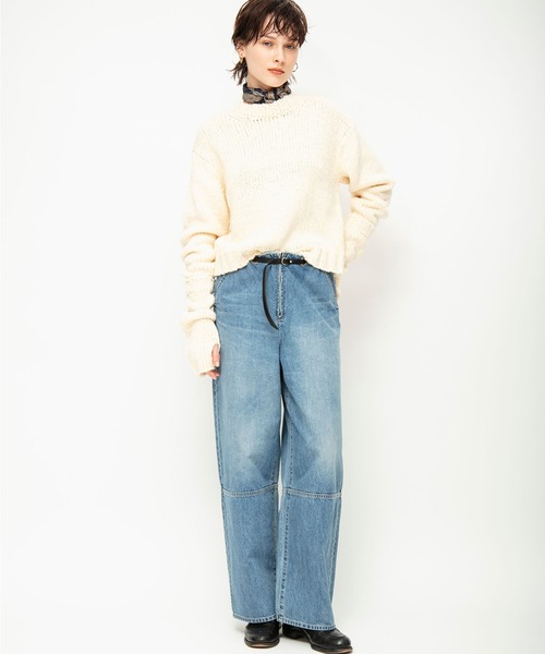 johnbullのデニムジーンズ Johnbull（ジョンブル） カーゴジーンズ メンズ スリムテーパード