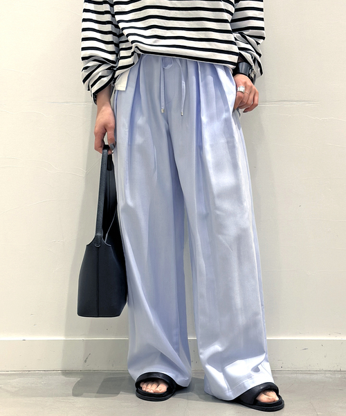 パンツ リヨセルオックスイージーパンツ レディース : 80929309 