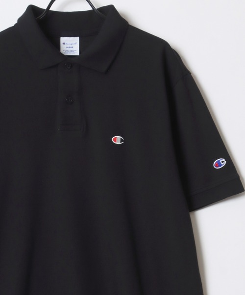 Champion ポロシャツ Champion/チャンピオン カノコ 無地 ロゴ