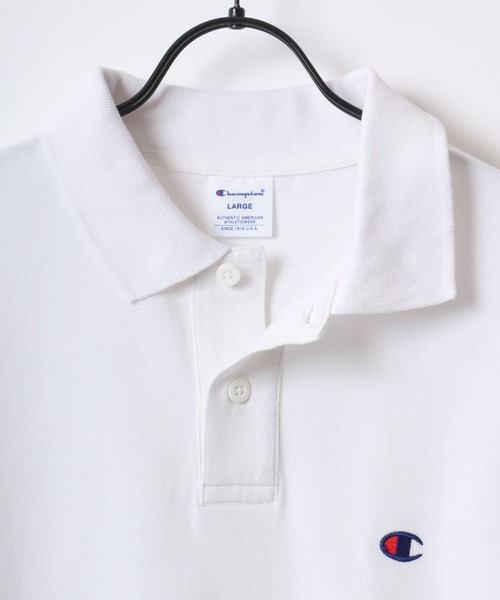 Champion ポロシャツ Champion/チャンピオン カノコ 無地 ロゴ