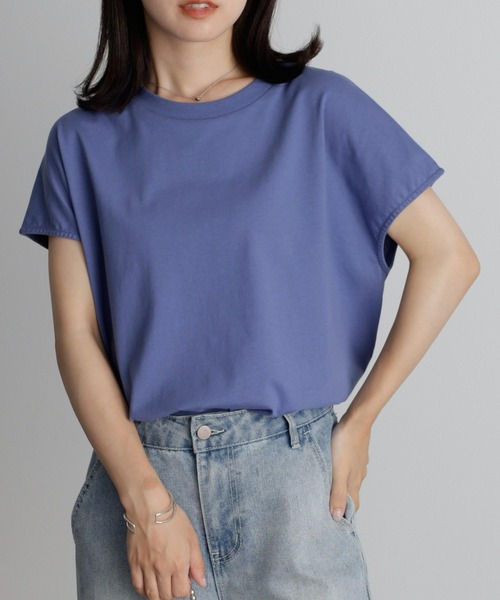 RANAN tシャツ 「Beautiful Cotton」サイドスリットフレンチ