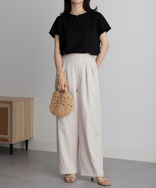RANAN tシャツ 「Beautiful Cotton」サイドスリットフレンチ