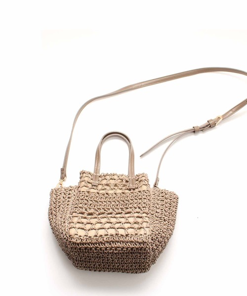 美品 ATAO BREEZE ブリーゼ 2WAY ナチュラル カゴバッグ 美品 ATAO BREEZE ブリーゼ 2WAY ナチュラル カゴバッグ